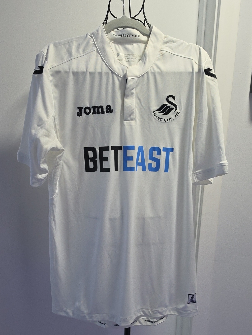 Swansea City AFC Joma Home Soccer Jersey in White